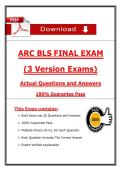 American Red Cross BLS Bundle &lpar;2026&sol;2027&rpar; &vert; Test Bank &plus; Exam Guide &vert; Verified Rationales PDF