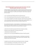 NSG 316 Mental Health Comprehensive Exam Grand Canyon University&vert;&NewLine;UPDATED Questions with 100&percnt; Correct Answers