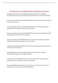 NSG 316 Exam 2 GCU &vert; UPDATED Questions with 100&percnt; Correct Answers&NewLine;