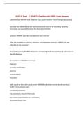 NSG 316 Exam 1 &vert; UPDATED Questions with 100&percnt; Correct Answers&NewLine;