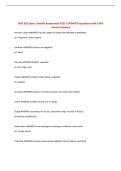 NSG 316 Exam 1 Health Assessment GCU &vert; UPDATED Questions with 100&percnt;&NewLine;Correct Answers