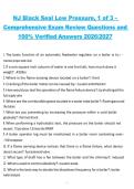 NJ Black Seal Low Pressure&comma; Part 1 of 3 &ndash; Comprehensive Exam Review Questions and Verified Answers 2026&sol;2027