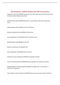 NSG 434 Exam &num;2 &vert; UPDATED Questions with 100&percnt; Correct Answers&NewLine;