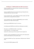 NSG 430 Exam 1 &vert; UPDATED Questions with 100&percnt; Correct Answers&NewLine;