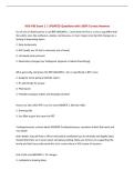 NSG 430 Exam 1 &vert; UPDATED Questions with 100&percnt; Correct Answers&NewLine;