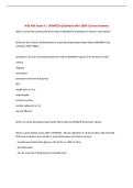 NSG 430 Exam II &vert; UPDATED Questions with 100&percnt; Correct Answers&NewLine;