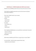 NSG 440 Exam 1 &vert; UPDATED Questions with 100&percnt; Correct Answers&NewLine;