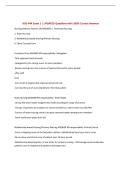 NSG 444 Exam 1 &vert; UPDATED Questions with 100&percnt; Correct Answers&NewLine;