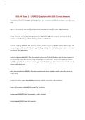 NSG 444 Exam 1 &vert; UPDATED Questions with 100&percnt; Correct Answers&NewLine;