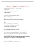 NSG 444 Exam 1 &vert; UPDATED Questions with 100&percnt; Correct Answers&NewLine;