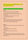 Military Munitions Rule- AMMO 68 Answers actual &NewLine;exam update 100&percnt; passed 