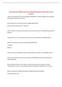 BUNDLE FOR NSG 552 EXAMS with  UPDATED Questions and 100&percnt; Correct Answers