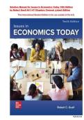 Solution Manual for Issues in Economics Today 10th Edition by Robert Guell &vert; ISBN-13 &rlm; &colon; &lrm; 978-1266260193 &vert;  All 1-47 Chapters Covered &comma;Latest Updated Edition
