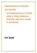Fundamentals of Nursing 12th Edition Test Bank &vert; Chapter-by-Chapter NCLEX Exam Prep&NewLine;