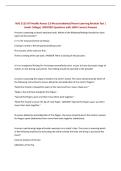 NSG 3113 ATI Health Assess 2&period;0 Musculoskeletal&sol;Neuro Learning Module Test &vert; South College&vert; UPDATED Questions with 100&percnt; Correct Answers