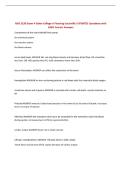NSG 3130 Exam 4 Galen College of Nursing-Louisville&vert; UPDATED Questions with 100&percnt; Correct Answers&NewLine;