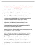 NSG 3130 Exam 3 Galen College of Nursing-Louisville&vert; UPDATED Questions with 100&percnt; Correct Answers