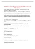 NSG 3130 Exam 1 Galen College of Nursing-Louisville&vert; UPDATED Questions with 100&percnt; Correct Answers