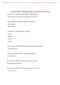 BUNDLE FOR NSG 3250 EXAMS with  UPDATED Questions and 100&percnt; Correct Answers