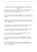 NSG 3250 - Exam 3 &lpar;Unit 5 Neuro&rpar; &vert; UPDATED Questions with 100&percnt; Correct Answers&NewLine;