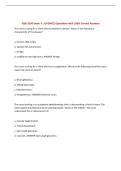 NSG 3250 Exam 3 &vert; UPDATED Questions with 100&percnt; Correct Answers&NewLine;