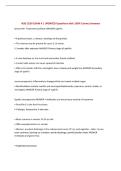 NSG 3250 EXAM 4 &vert; UPDATED Questions with 100&percnt; Correct Answers&NewLine;