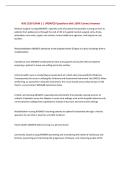 NSG 3250 EXAM 1 &vert; UPDATED Questions with 100&percnt; Correct Answers&NewLine;