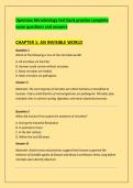 Openstax Microbiology test bank practice complete &NewLine;exam questions and answers