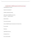 NSG 3600 EXAM 4 &vert; UPDATED Questions with 100&percnt; Correct Answers&NewLine;