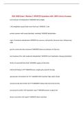 NSG 3600 Exam 3 Review &vert; UPDATED Questions with 100&percnt; Correct Answers&NewLine;