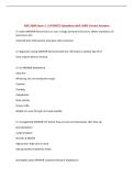 NSG 3600 Exam 2 &vert; UPDATED Questions with 100&percnt; Correct Answers&NewLine;