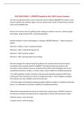 NSG 3600 EXAM 1 &vert; UPDATED Questions with 100&percnt; Correct Answers&NewLine;