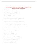 NSG 3600 Exam 1 Pediatric Nursing Galen College of Nursing &vert; UPDATED Questions with 100&percnt; Correct Answers&NewLine;