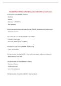 NSG 3600 PEDS EXAM 3 &vert; UPDATED Questions with 100&percnt; Correct Answers&NewLine;