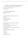 NSG 3600 Exam 4 &vert; UPDATED Questions with 100&percnt; Correct Answers&NewLine;