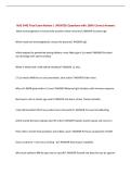 NSG 5442 Final Exam Review &vert; UPDATED Questions with 100&percnt; Correct Answers&NewLine;