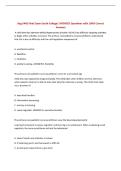 Nsg 5442 Final Exam South College&vert; UPDATED Questions with 100&percnt; Correct Answers