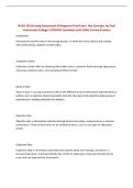 NSGA 142 Nursing Assessment & Diagnosis Final Exam&comma; Key Concepts Ivy Tech Community College&vert; UPDATED Questions with 100&percnt; Correct Answers