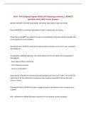 BScN - RPN Bridging Program NSGD 2147 Nipissing University &vert; UPDATED&NewLine;Questions with 100&percnt; Correct Answers