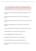 BScN - RPN Bridging Program NSGD 2147 Understanding Moral Distress in Nursing Nipissing University &vert; UPDATED Questions with 100&percnt; Correct Answers&NewLine;