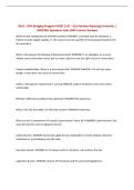 BScN - RPN Bridging Program NSGD 2147 - Quiz Review Nipissing University &vert; UPDATED Questions with 100&percnt; Correct Answers