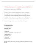 NSGD 2216 Critical Inquiry Week 6-11 &vert; UPDATED Questions with 100&percnt; Correct Answers