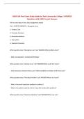 NSGP 104 Final Exam Study Guide Ivy Tech Community College &vert; UPDATED&NewLine;Questions with 100&percnt; Correct Answers