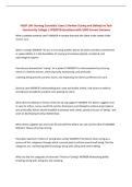 NSGP 104&colon; Nursing Essentials&colon; Exam 2 Review &lpar;Caring and Safety&rpar; Ivy Tech Community College &vert; UPDATED Questions with 100&percnt; Correct Answers&NewLine;