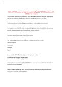 NSGP 104 FINAL Exam Ivy Tech Community College &vert; UPDATED Questions with 100&percnt; Correct Answers&NewLine;