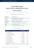 VATI PN PROCTORED GREEN LIGHT COMPREHENSIVE EXAM 2026&sol;2027 &vert; Latest NGN Questions & Answers &vert; Pass Guaranteed - A&plus; Graded&NewLine;&NewLine;