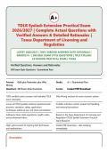 TDLR Eyelash Extension Practical Exam 2026&sol;2027&colon; 300 Verified Questions with Answers Rationales Graded A&plus; &vert; Texas Licensing