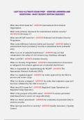 LAST RCO ULTIMATE EXAM PREP - VERIFIED ANSWERS AND QUESTIONS - MOST RECENT EDITION 2026&sol;2027