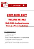 HESI Exit V1 &ndash; 2026&sol;2027 NGN Exam Prep PDF &vert; 160 Verified Qs