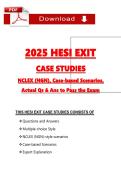 HESI Exit Case Studies &ndash; 2026&sol;2027 NGN Prep PDF &vert; Verified Rationales
